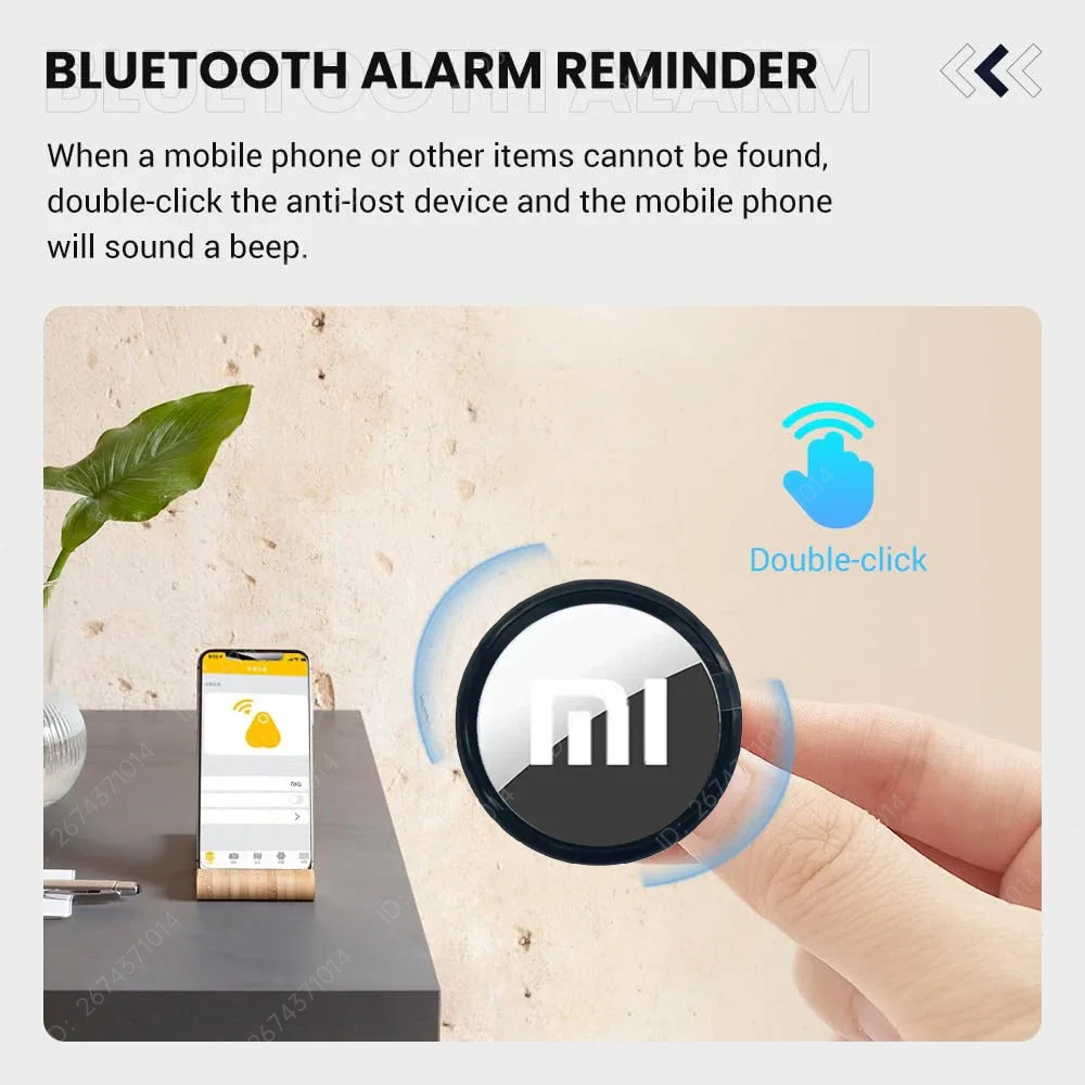 Smart Bluetooth Locator Xiaomi Portable Bluetooth Tracker Key Finder Smart Location Device Compact for Keys Wallet Pets Baggage for Tracking Belongings
