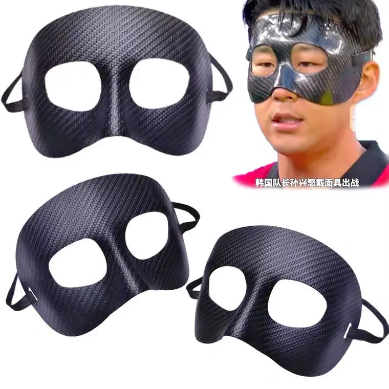 Halloween Son Heung Min Masks plastics Mask For Half face Fashion Mask Halloween Cosplay Prop