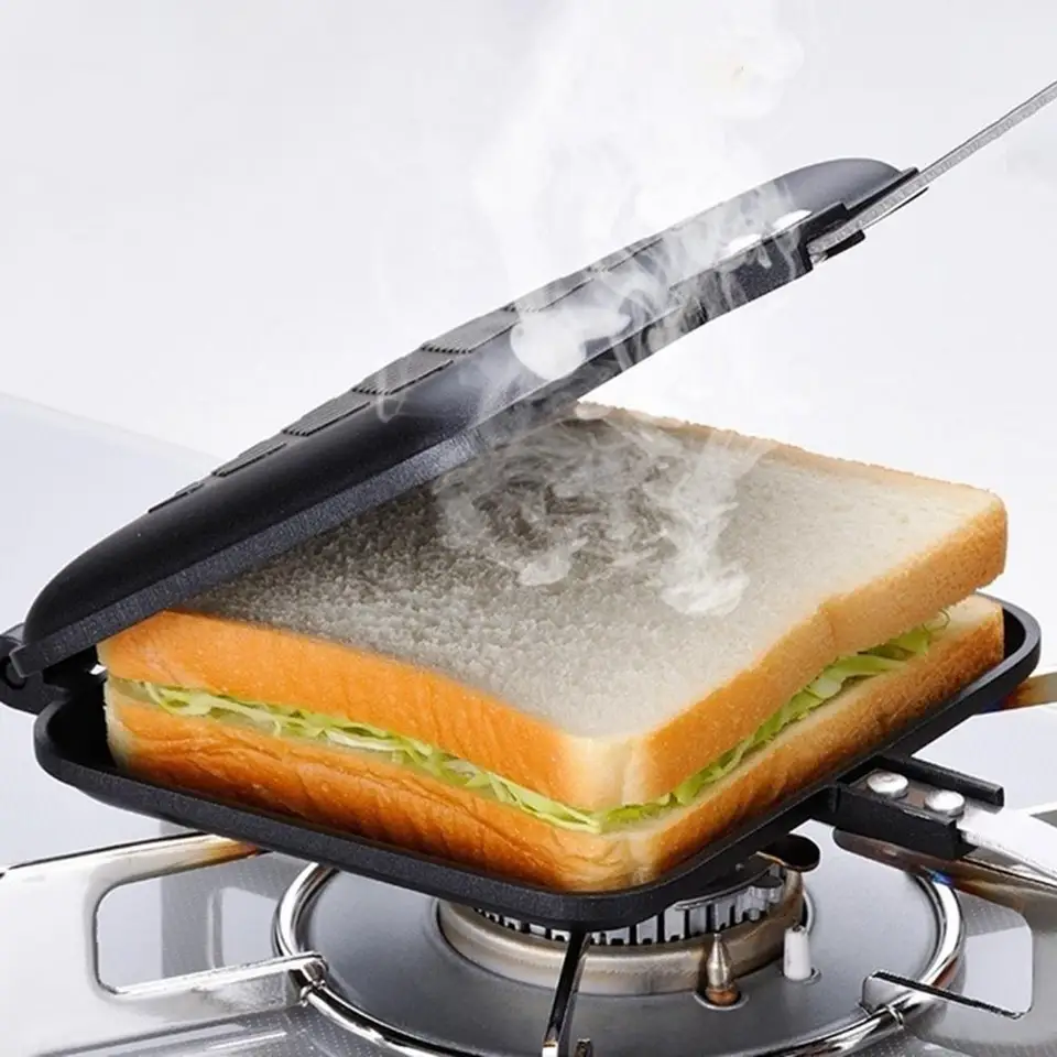 Doppelseitige Bratpfanne, Sandwich-Maker, Grillkäse-Maker