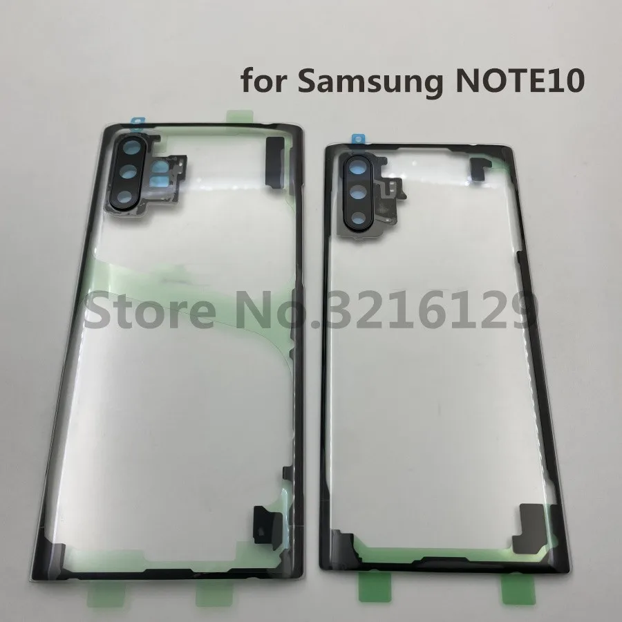 

Прозрачный чехол для SAMSUNG Galaxy S20 S10 NOTE10 + PLUS задняя крышка Gorilla защитное стекло Крышка батарейного отсека Корпус