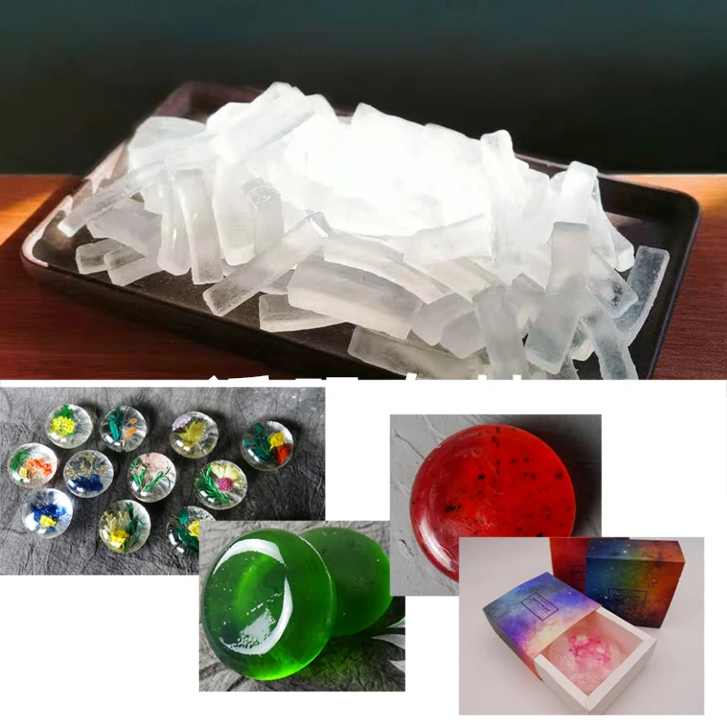 DIY Base Soap 1 Bag of Clear Soap Making Base Craft Kit Natura Hand Bar Bar for Diy Organic