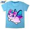 cute aphmau cat printed kids T-shirt summer pure cotton short-sleeved casual top suitable for both boys and girls 1