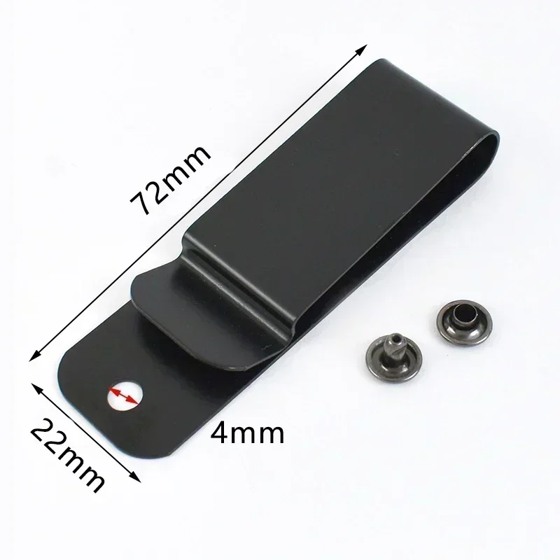 Metal Belt Clip Buckle Set with Waistband and Pocket Loop Hooks - DIY Hardware Accessories