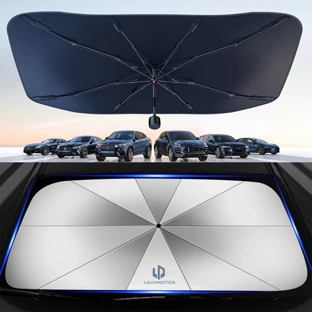 Car Windshield Sunshade Umbrella Protector Parasol Foldable car sunshade windshield sunshade windshield sun shade For Leapmotor S01 C03 T11 C01 T03
