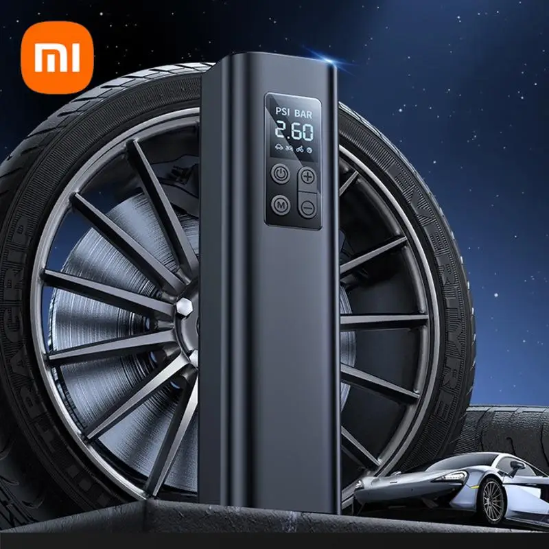 Xiaomi Baseus Compressore D'Aria Per Auto 12V Pompa Ad Aria Elettrica Portatile Pneumatico Mini Pompa Portatile Digitale Per Auto Moto Bicicletta Pall