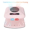 LULAA Cold Hot Air Nail Dryer Manicure Nail Fan Infrared Automatic Warm Cool Wind Blower Dryer For Nail Polish Fast Curing 2