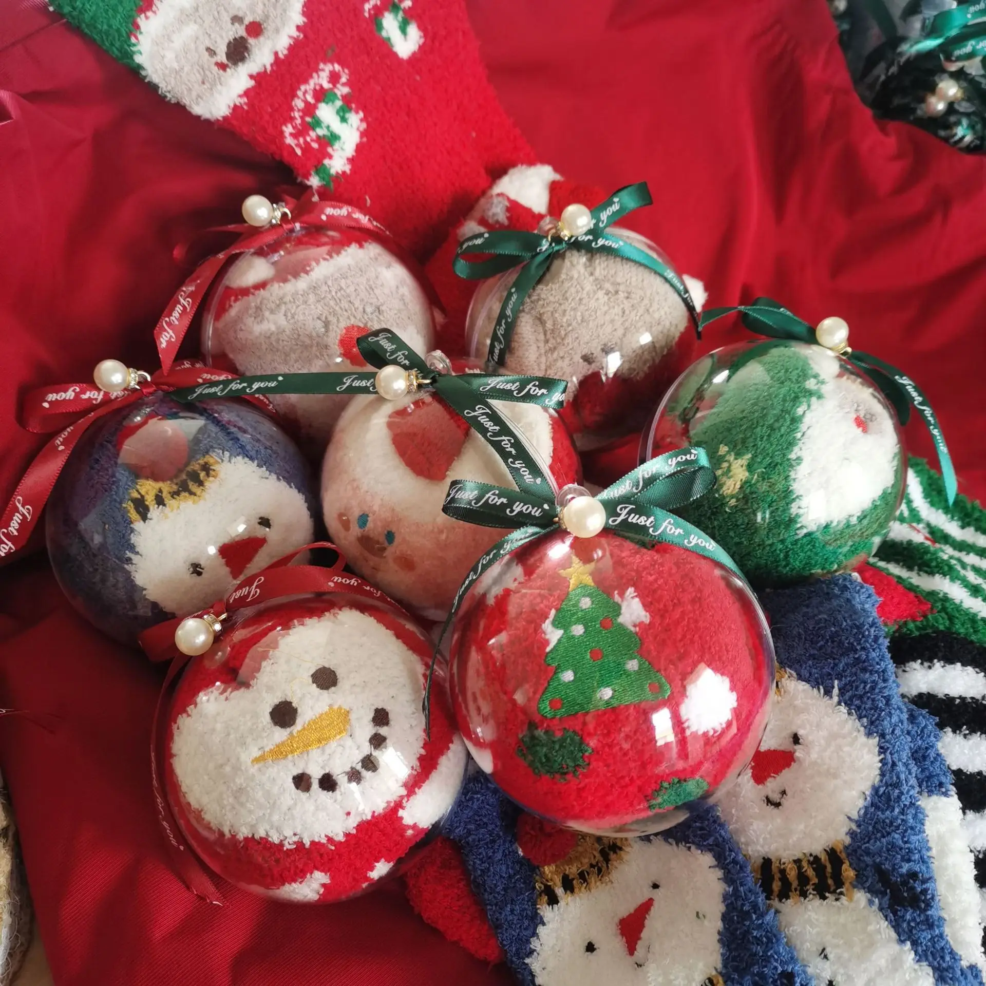 

Рождественская круглая искусственная кожа коралловый плюш для женщин зимние Холодостойкие плюшевые утолщенные Носки для сна