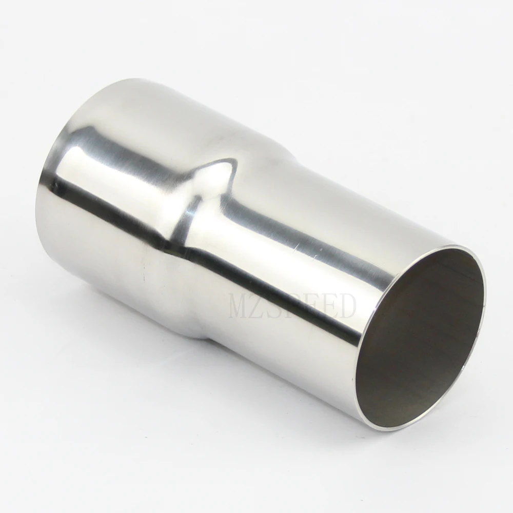 Réducteur Inox 63,5 à 76 Mm - Pour Raccorder Des Tubes De Différents Diamètres, Montage Par Collier, Longueur 120 Mm