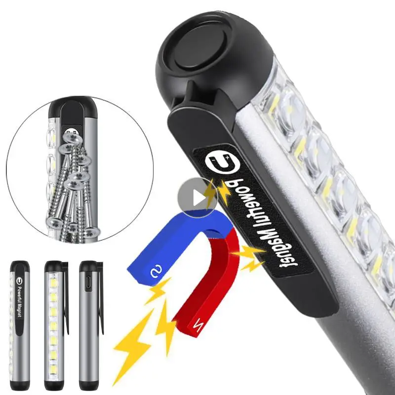 

Мини-вспышка XPE + COB, USB-перезаряжаемая профессиональная фотовспышка с зажимом, магнитная Рабочая деталь, водонепроницаемый домашний фотоинструмент