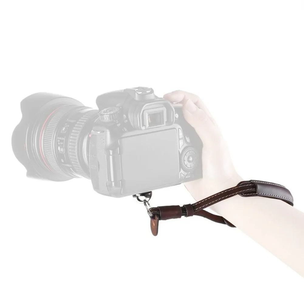 

Универсальный ремешок на шею для Canon, безопасный и стильный ремешок на запястье из искусственной кожи для камеры DJI Pocket 3