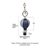 2025 New Genuine Leather Hot Air Balloon Pendant Handmade Diy Material Package Handmade Sewing Genuine Leather Mini Keychain 6