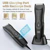 Body Hair Trimmer for Men Pubic Groin Hair Trimmer for Men with Safe Blade Cordless Ball Shaver Men W/Light & Charging Dock 4