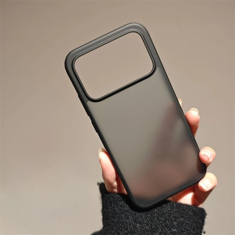Ultra Armor Transparent Frosted Acrylic Lens Protector Cover - Shockproof Bumper Case