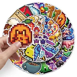 Stardew Valley Cartoon Stickers - Fun Pixel Art Decals for DIY Decorations and Accessories (50 - Pack) (50PCS)