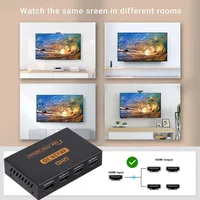 HDMI-compatible Splitter 1x4 Full HD 4K Audio Video Splitter 1 in 4 out HDMI Splitter Amplifier Adapter For HDTV DVD PS3 Xbox - Image 4