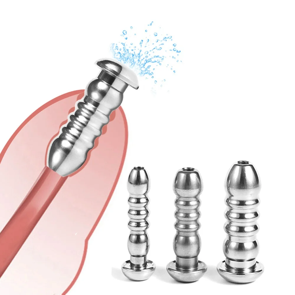 Penis Sex Toys Male Urethral Plug Dildo Sounding Dilator Masturbation Rod For Men