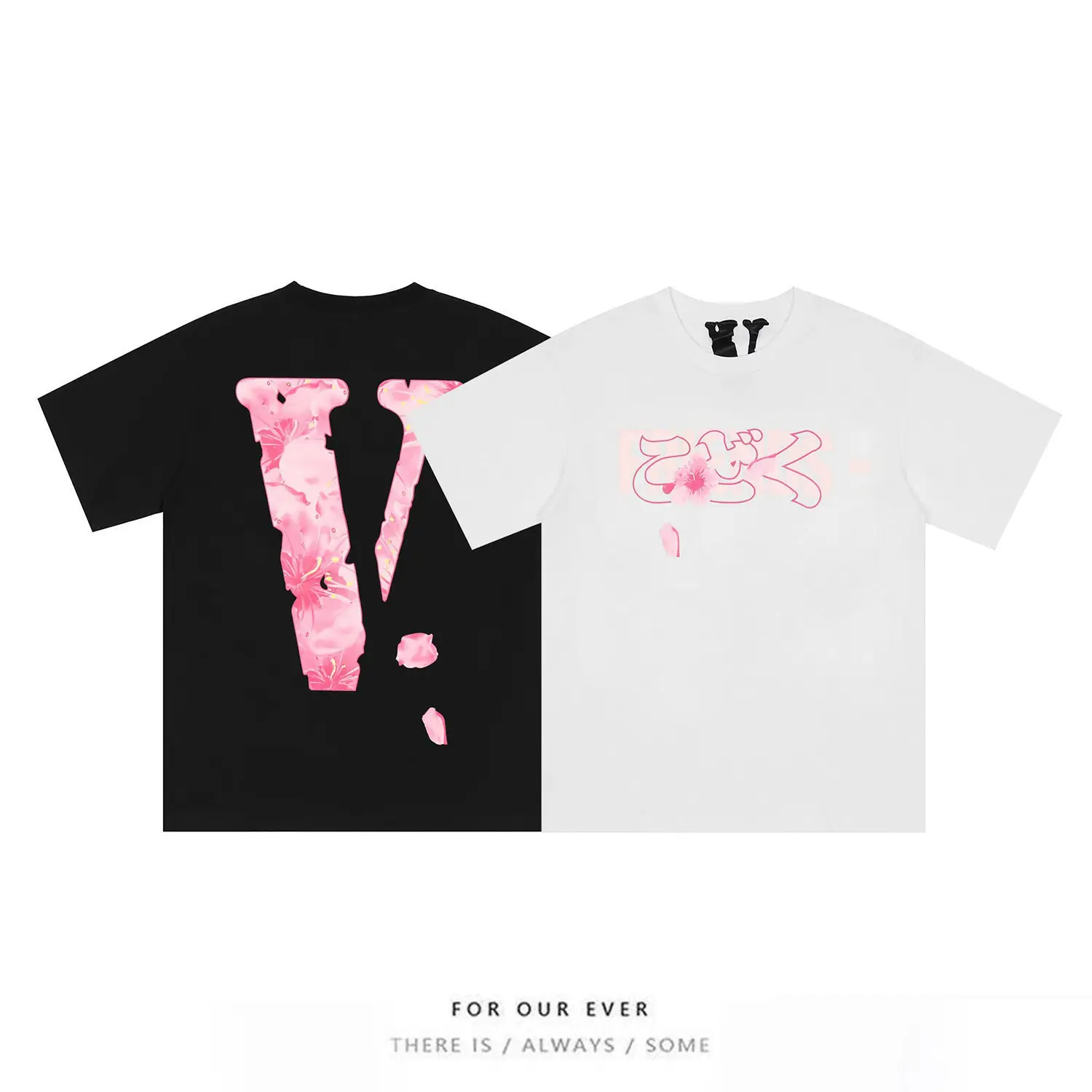 

Футболка с коротким рукавом и принтом цветущей вишни для мужчин и женщин, свободная хлопковая Футболка в стиле хип-хоп для пары