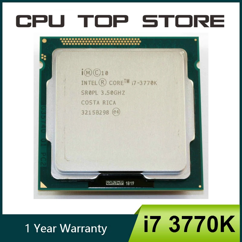 Intel Core i7-3770K 3.50GHz 動作品 Intel Core i7-3770K SR0PL 3.5GHz 1MB Quad-Core LGA-1155⁄Socket H2 CPU  Processor