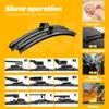Wiper LHD Front Windshield Wiper Blades For SEAT Altea 2004-2015 2005 2006 2007 Windshield Windscreen Front Window 26"+26" 5