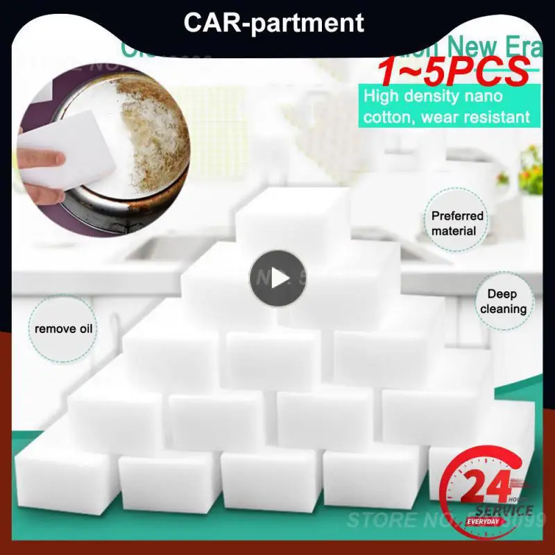

1~5PCS Magical Eraser White Foam 100*60*17mm Home Appliance Clean Car Accessories Cleaning Tool Car Cleaner Tools