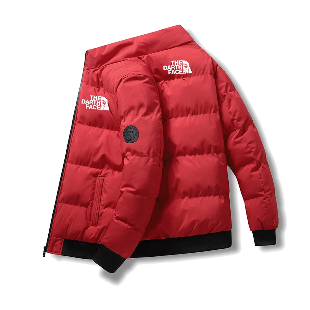 Winter Jacket Men's Fashion Stand Collar Parker Zipper Padded