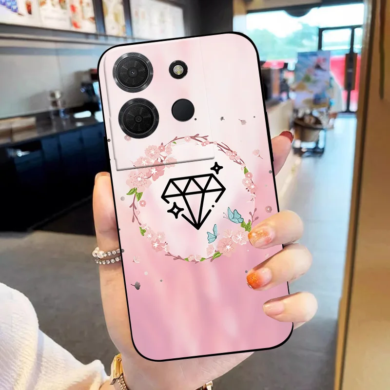 Vibrant Painted TPU Silicone Shockproof Phone Case - Protective Soft Cover