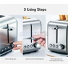 Toast  electric toaster household automatic breakfast machine heating bread machine adjustable temperature 2