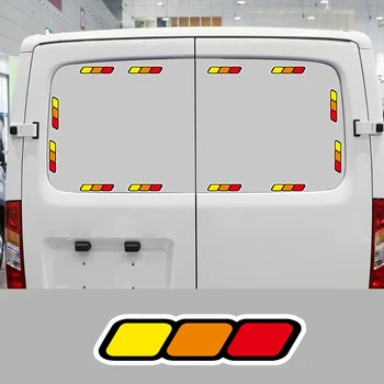 Adesivi a strisce colorate per Auto per Camper Van Bus Caravan Camper SUV Pickup Cargo Caravan Decor Decal Auto Tunning accessori