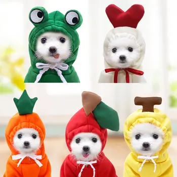Warm Dog Winter Clothes Cute Fruit Dog Coat Hoodies Fleece Pet Dogs Costume Jacket For French.jpg