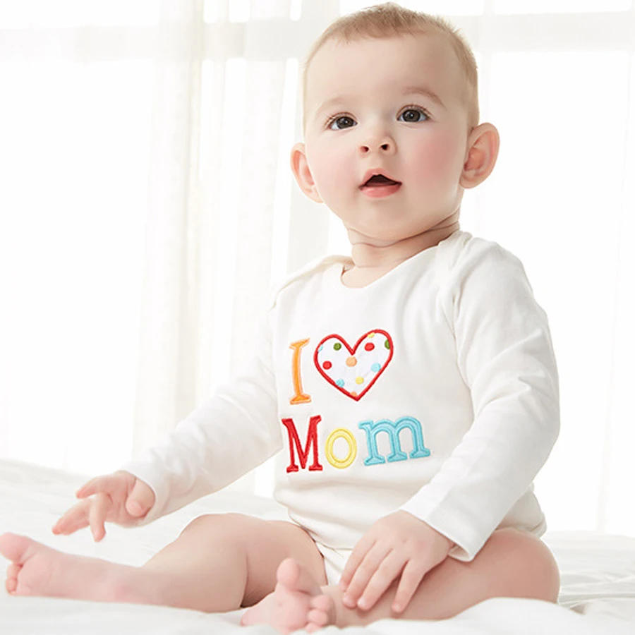 IYEAL Baby Boys Girls Bodysuit 2PCS Long Sleeve 100% Cotton Baby