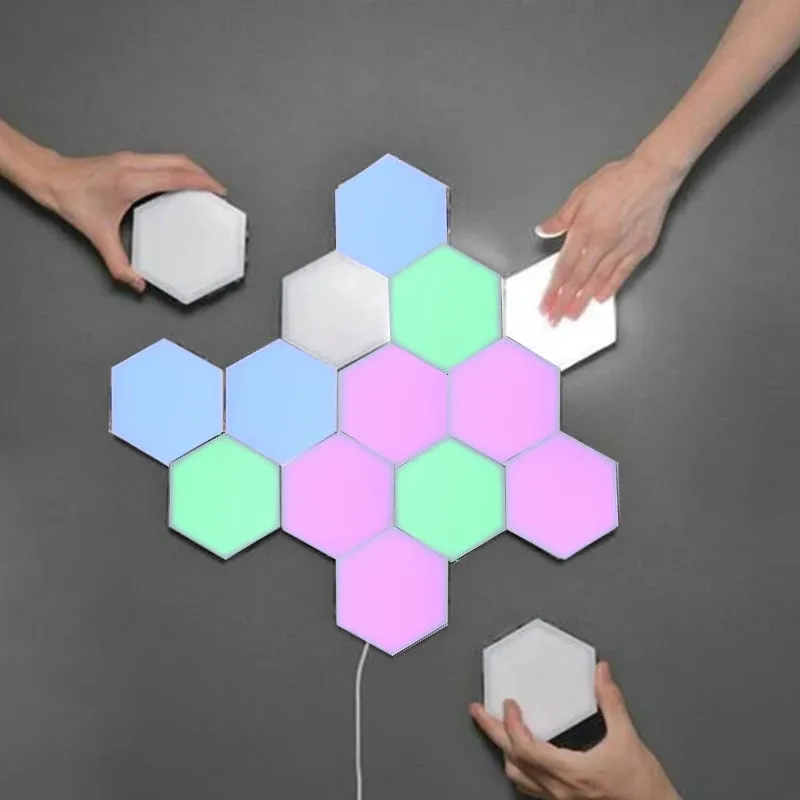 Touch Wall Lights Creative LED DIY Decor Night Light Modular