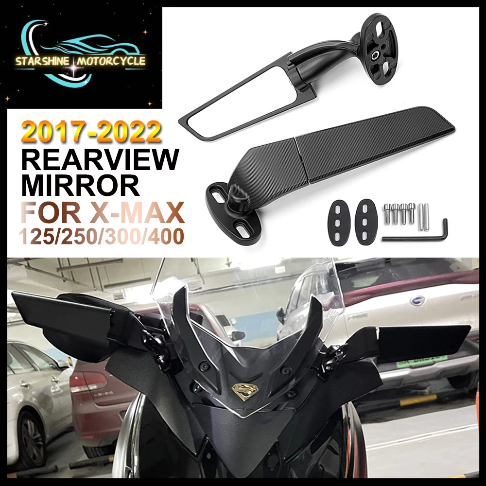 Specchietti Moto 2017-2022 Per Yamaha Xmax 250 Xmax 300 Xmax 125 Xmax 400 Xmax125 Xmax250 Xmax400 Xmax300 Accessori
