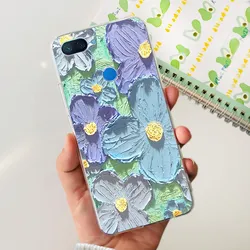 Fashion Butterfly Painted Soft Silicone TPU Phone Case Back Cover for Xiaomi Mi 8 SE (Beige)
