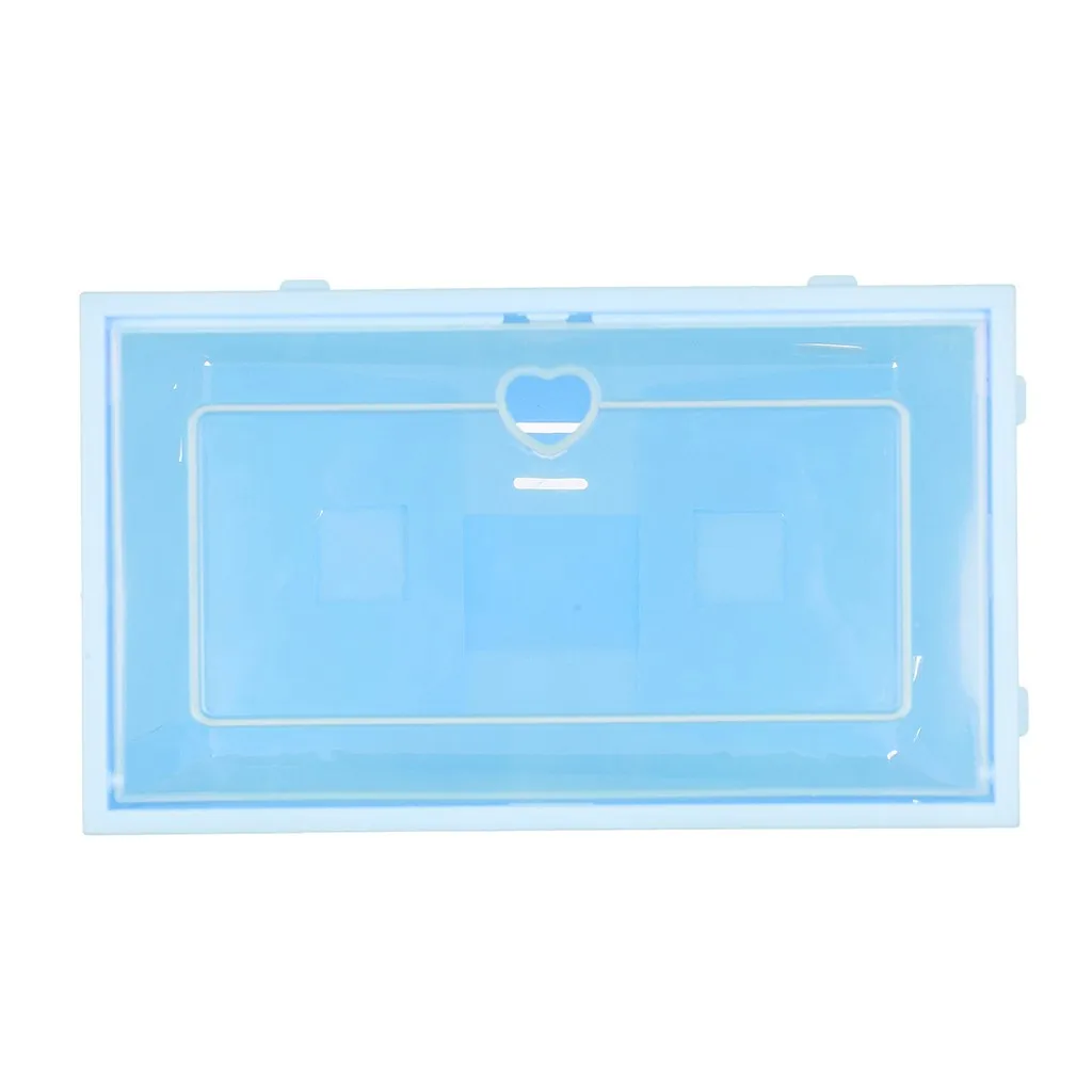 Shoe Storage Boxes 1PC Foldable Plastic Transparent Shoe Box Storage Clear Organizer Stackable Containers with lids Display