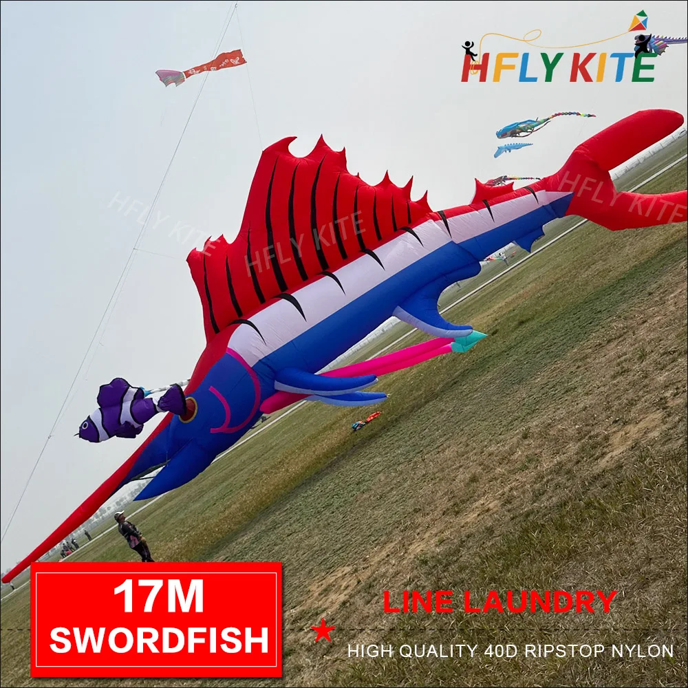 HFLY 17M Swordfish KITE PENDANT LINE LAUNDRY 40D RIPSTOP NYLON