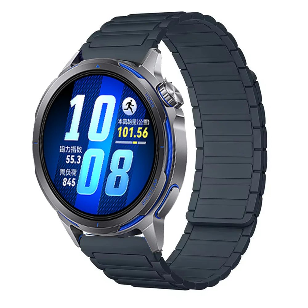 Magnetic Silicone Loop Band - Premium Accessories Bracelet, Universal Fit 46mm