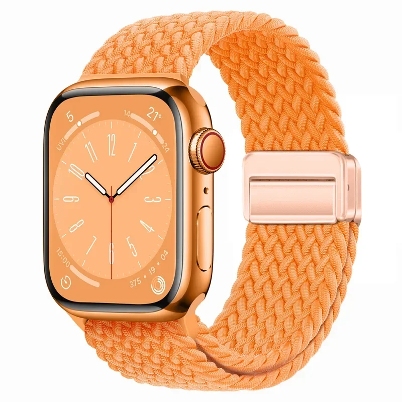 Premium Nylon Braided Loop Strap with Magnetic Closure