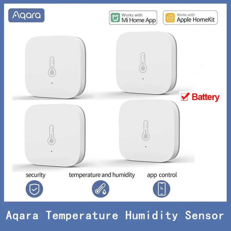 Aqara inteligente sensor de umidade temperatura pressão ar ambiente