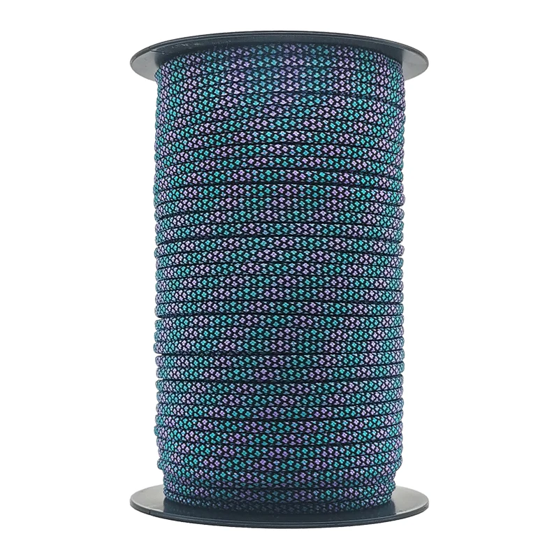 Corda Paracord 550 HABING 600m – Nylon Tipo III, 5 Mm, 385 Kg, Per Tende E Sopravvivenza, Verde
