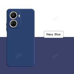 Premium Liquid Silicone Shockproof Soft Case - Cute Design, High Quality Back Cover for Huawei Nova 10 Pro (Navy Blue)