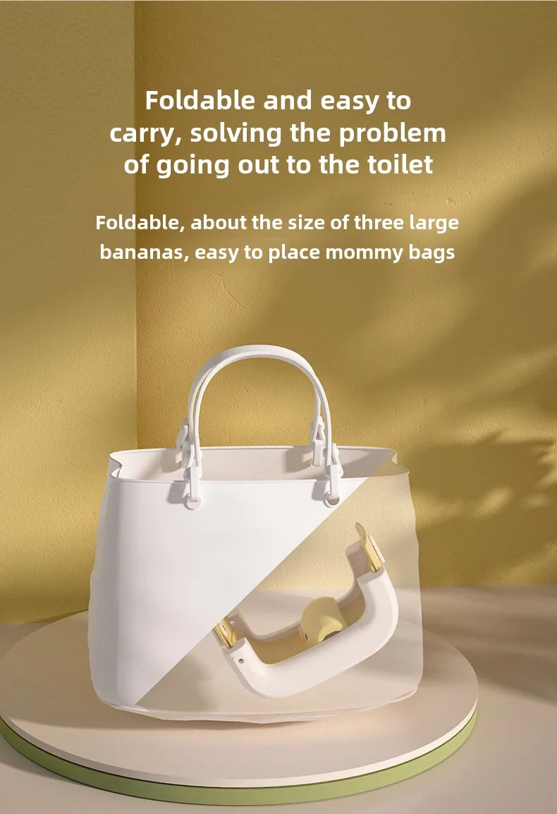 Children's Outdoor Folding Toilet, Portable Children's Urinal, Male and Female Baby Travel Seat Toilet, Car Seat Toilet 5
