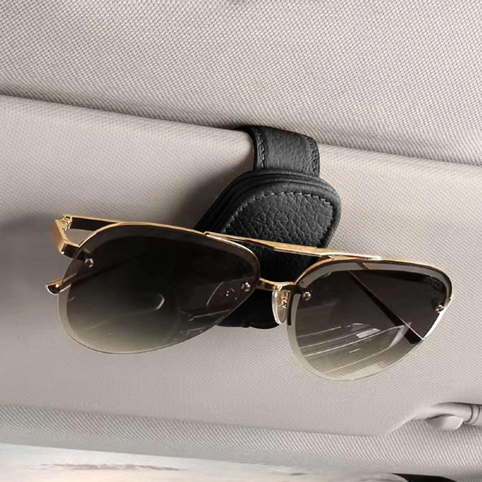 Car Magnetic Sunglasses Holders Universal Car Hanger Clip Glasses Mount Ticket Card Clip Eyeglasses Mount Car Visor Accessories