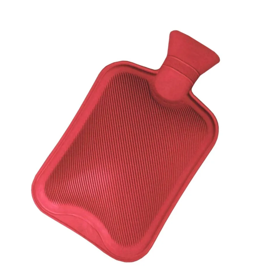 3 Pack Rubber Hot Water Bottles for Pain Relief