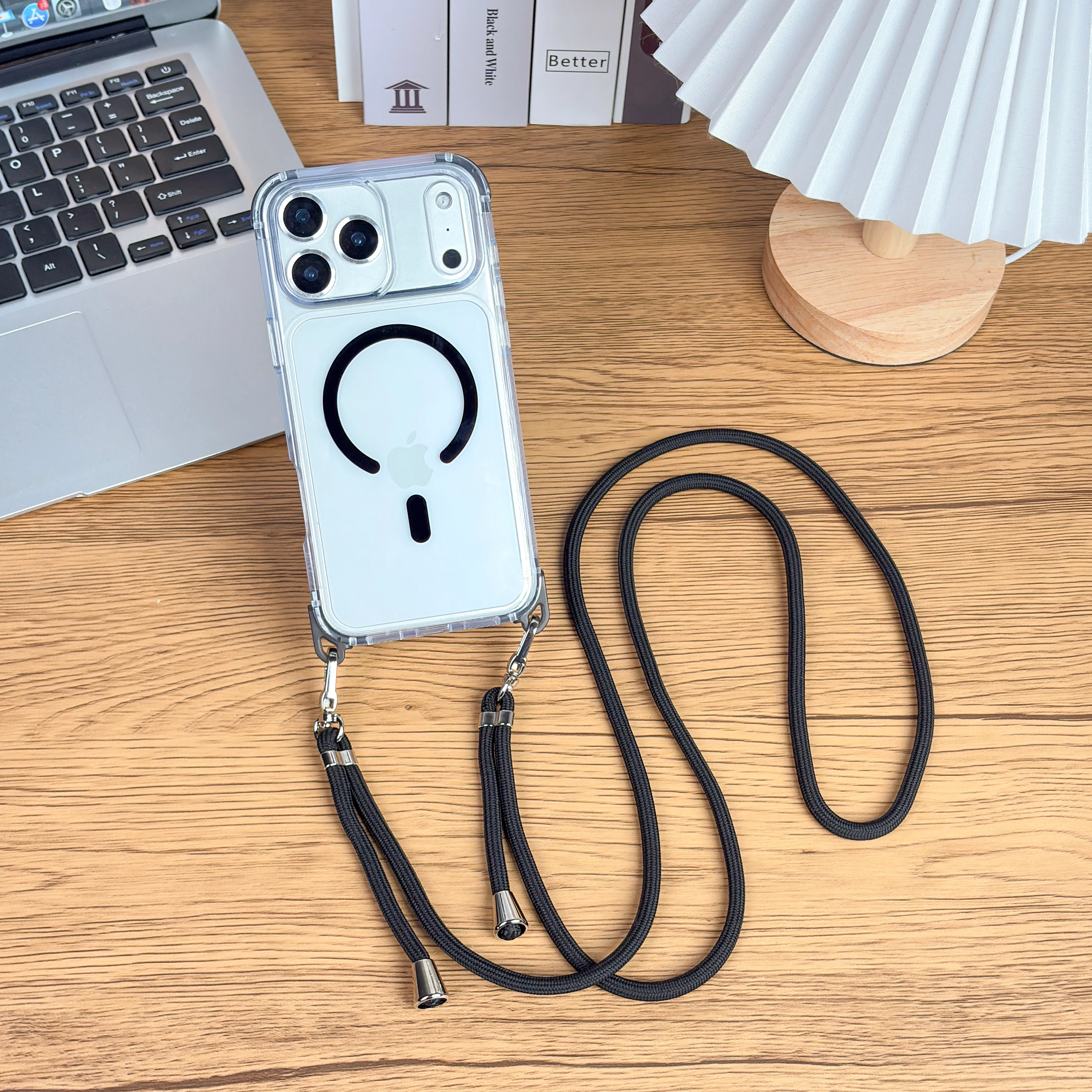 Magnetic Necklace Strap Cord with Removable Lanyard