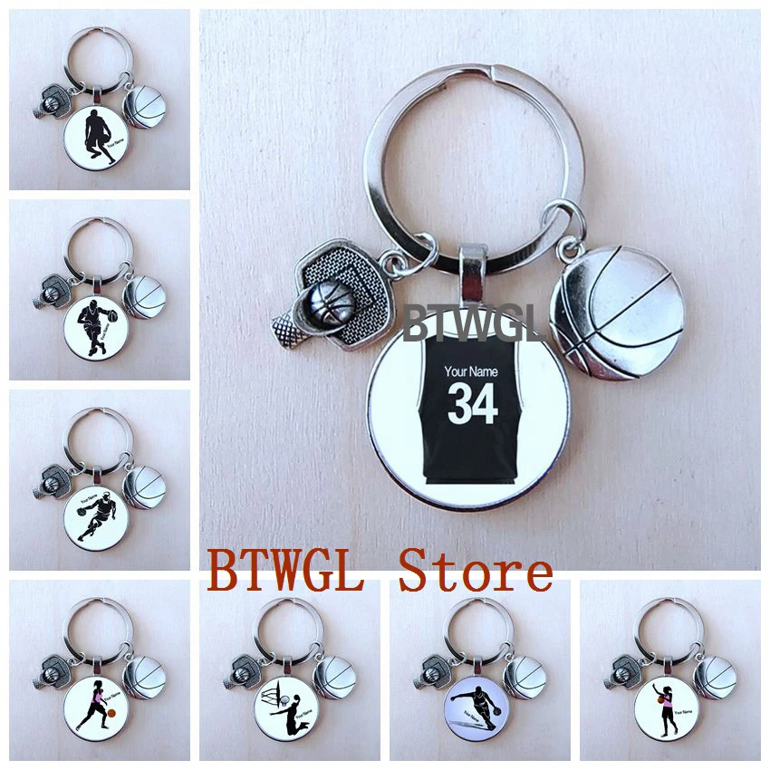 

Customized Name Key Chain For Basketball, For Boys And Girls, And Diy Key Chain For Basketball Enthusiasts