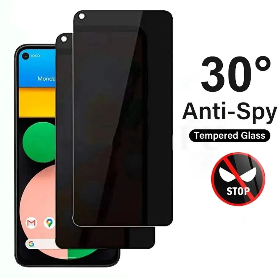 Nuovo Vetro Temperato Anti Spia Per Google Pixel 8 7 6 Pro 8A 7A 6A 5 5A 3A 4A 3 4 Xl Privacy Screen Protector Glass