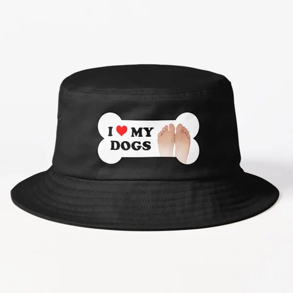

I Love My Dogs Bumper Sticker Bucket Hat Bucket Hat Sport Casual Summer Boys Spring Sun Fish Mens Fishermen Cheapu Black Caps