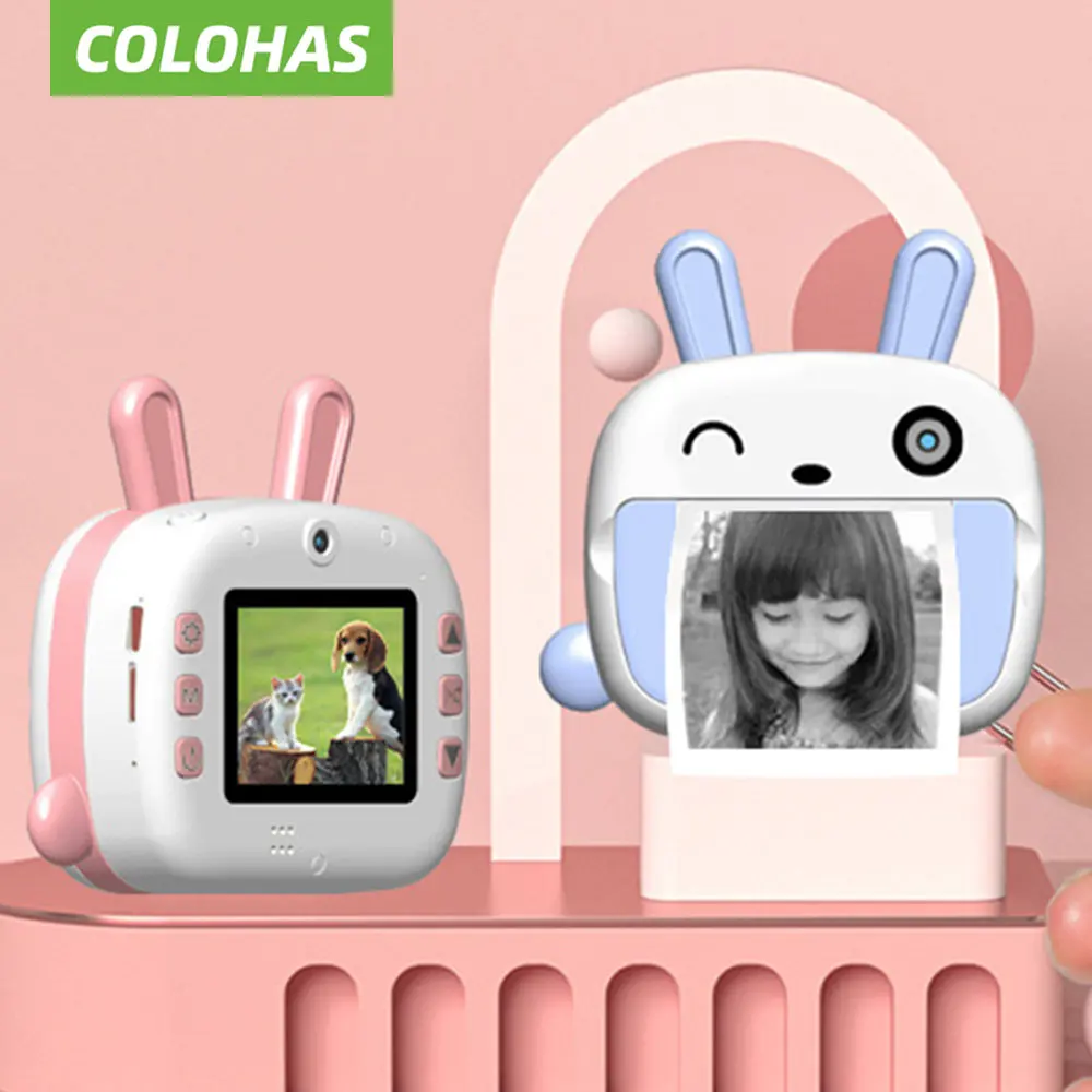

Instantane Kids Camera With Print Toys For Kids Photo Digital Camera Instant Print Camera Christmas Birthday Gift Toy Camera