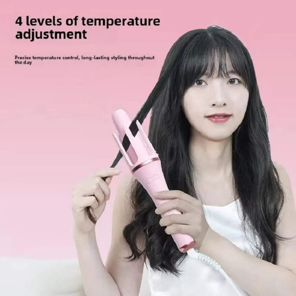 Anti-Scald Automatic Hair Curler Rotating Adjustable Gear Curling Iron Non Damaging Hair 32MM Hair Curling Machine Women