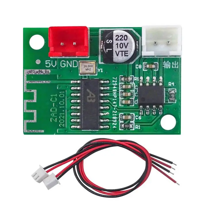 Audio amplifier board 5V Bluetooth Amplifier Module 5W Mono Class D Wireless Lossless Music Player Digital Power Amplifier Finished Board ZAD-C1